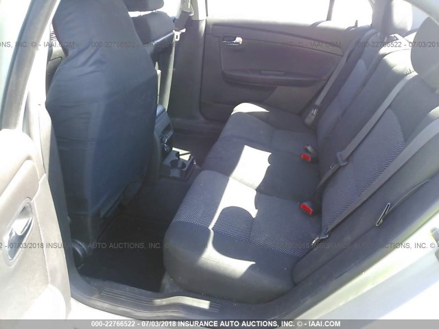 1G1ZH57B29F237242 - 2009 CHEVROLET MALIBU 1LT SILVER photo 8