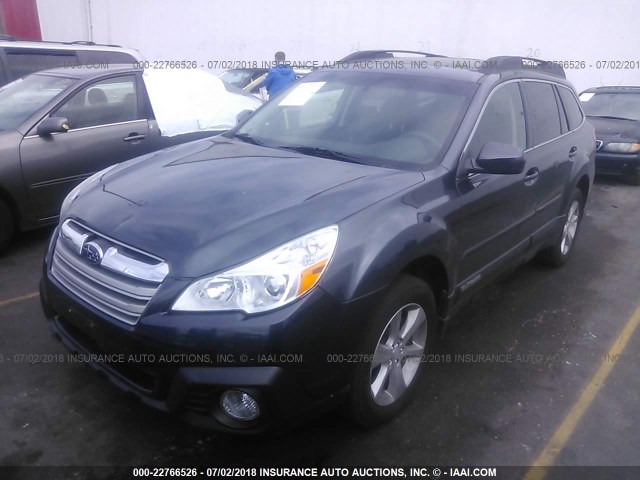 4S4BRBCC7D3204830 - 2013 SUBARU OUTBACK 2.5I PREMIUM GRAY photo 2