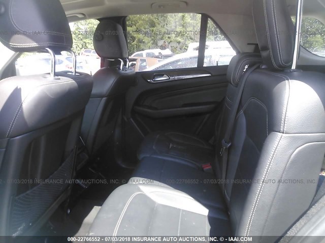4JGDA5HB3CA028287 - 2012 MERCEDES-BENZ ML 350 4MATIC GRAY photo 8