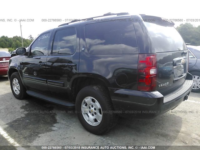 1GNFC23029J100530 - 2009 CHEVROLET TAHOE C1500 LT BLACK photo 3