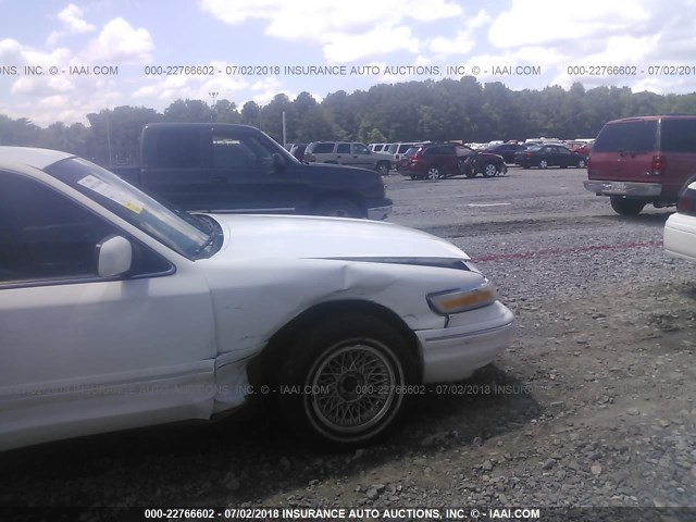 2MELM74W1TX670542 - 1996 MERCURY GRAND MARQUIS GS WHITE photo 6