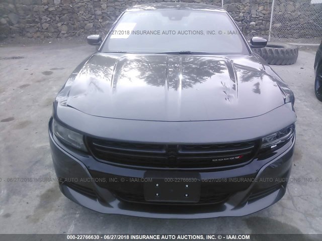 2C3CDXJG3JH148117 - 2018 DODGE CHARGER GT GRAY photo 6