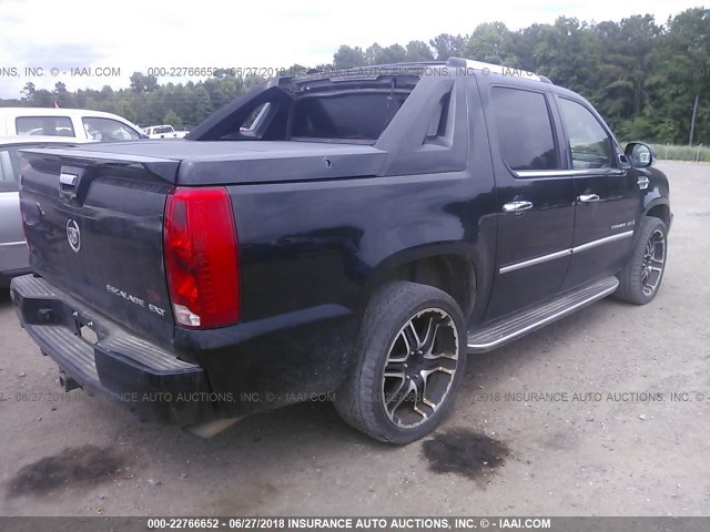 3GYFK62877G169202 - 2007 CADILLAC ESCALADE EXT BLACK photo 4