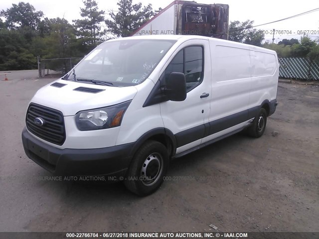 1FTYE9ZM1JKA19984 - 2018 FORD TRANSIT T-150 WHITE photo 2