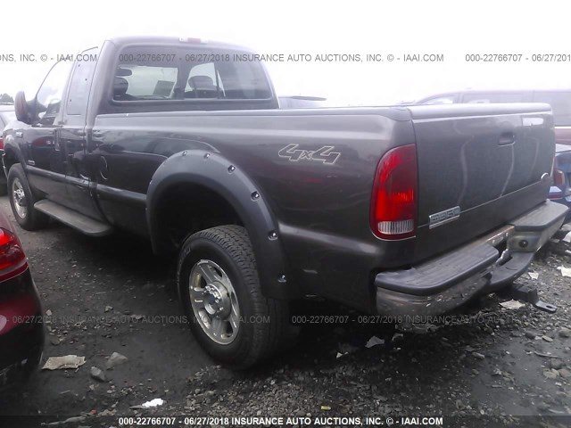 1FTWX31P55EA59414 - 2005 FORD F350 SRW SUPER DUTY GRAY photo 3