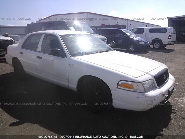 2FAHP71V29X136863 - 2009 FORD CROWN VICTORIA POLICE INTERCEPTOR WHITE photo 1