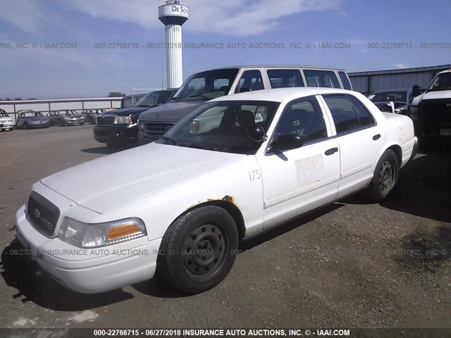 2FAHP71V29X136863 - 2009 FORD CROWN VICTORIA POLICE INTERCEPTOR WHITE photo 2