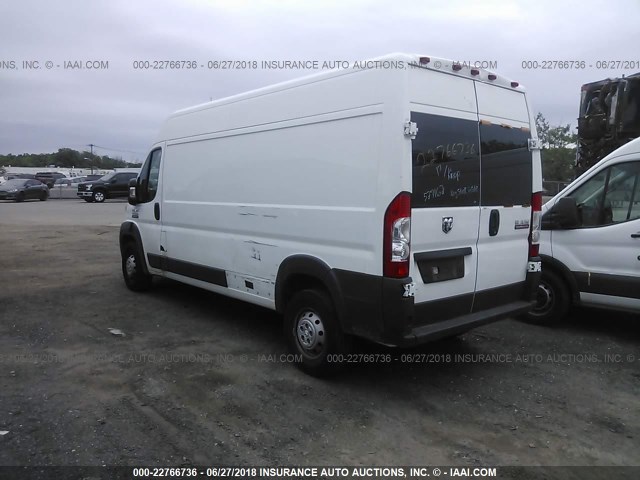 3C6TRVDG5HE527162 - 2017 RAM PROMASTER 2500 2500 HIGH WHITE photo 3