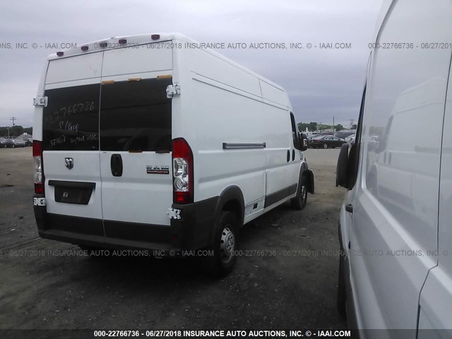 3C6TRVDG5HE527162 - 2017 RAM PROMASTER 2500 2500 HIGH WHITE photo 4