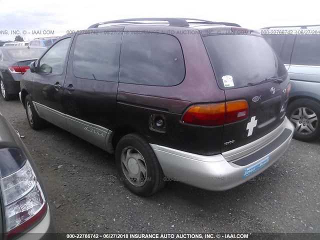 4T3ZF13C1YU186429 - 2000 TOYOTA SIENNA LE/XLE MAROON photo 3