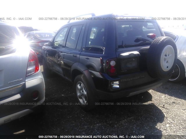 SALNY22204A297174 - 2004 LAND ROVER FREELANDER SE BLACK photo 3