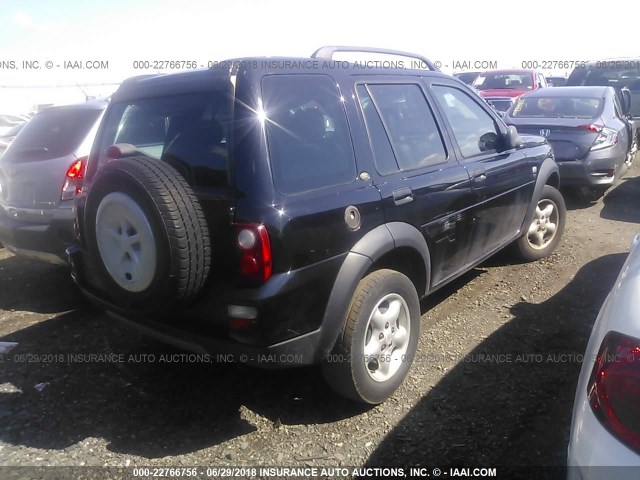 SALNY22204A297174 - 2004 LAND ROVER FREELANDER SE BLACK photo 4