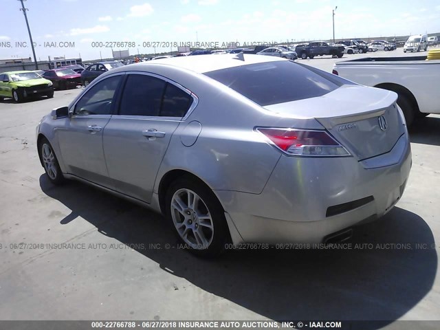19UUA86539A020736 - 2009 ACURA TL ფერფლისფერი ფოტო 3