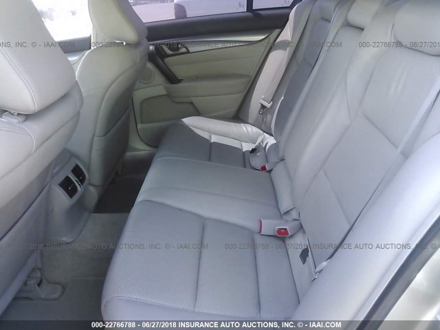 19UUA86539A020736 - 2009 ACURA TL Pewter photo 8