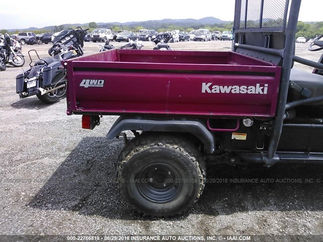 JK1AFCE1X7B547999 - 2007 KAWASAKI KAF620 E RED photo 6