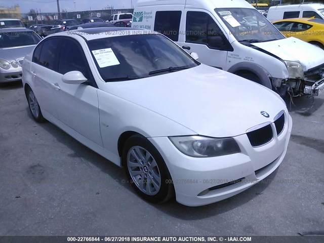 WBAVA33527KX78548 - 2007 BMW 328 I WHITE photo 1