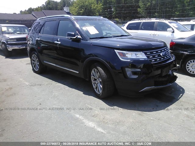1FM5K8F83HGD24389 - 2017 FORD EXPLORER LIMITED 黑色 照片 1
