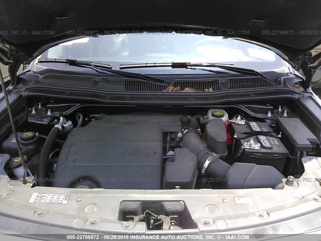 1FM5K8F83HGD24389 - 2017 FORD EXPLORER LIMITED 黑色 照片 10