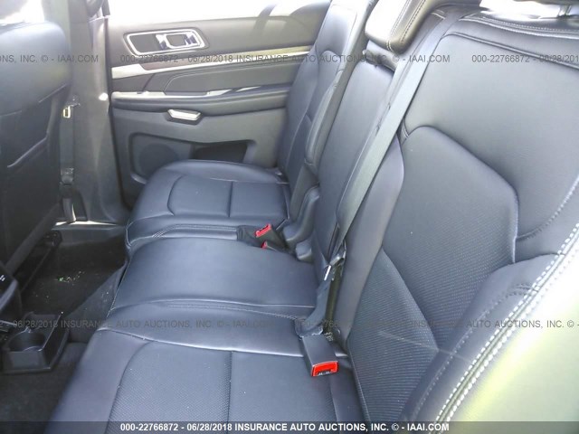 1FM5K8F83HGD24389 - 2017 FORD EXPLORER LIMITED 黑色 照片 8