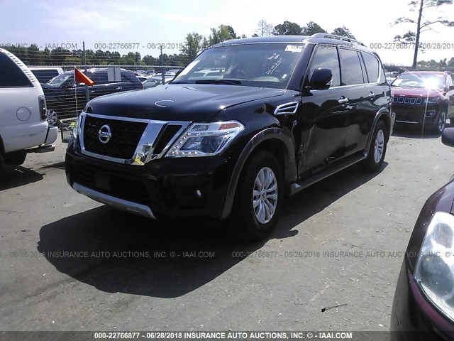 JN8AY2NDXH9008557 - 2017 NISSAN ARMADA SV/SL/PLATINUM BLACK photo 2