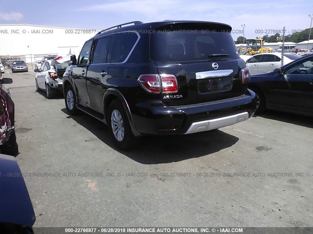 JN8AY2NDXH9008557 - 2017 NISSAN ARMADA SV/SL/PLATINUM BLACK photo 3