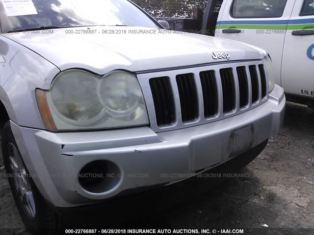 1J4GS48KX6C205641 - 2006 JEEP GRAND CHEROKEE LAREDO/COLUMBIA/FREEDOM 灰色 照片 6