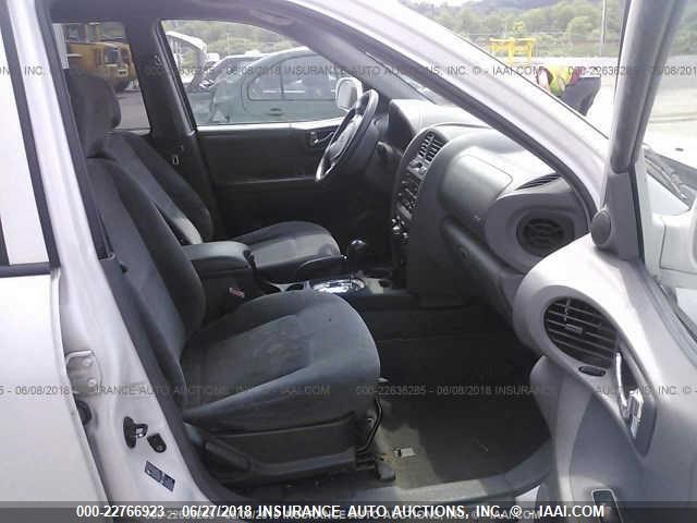 KM8SC73D94U617110 - 2004 HYUNDAI SANTA FE GLS/LX WHITE photo 5