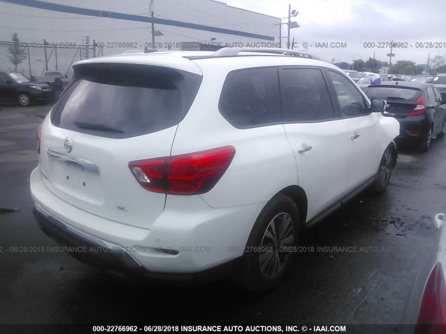 5N1DR2MN9JC609060 - 2018 NISSAN PATHFINDER S/SV/SL/PLATINUM 白色 照片 4
