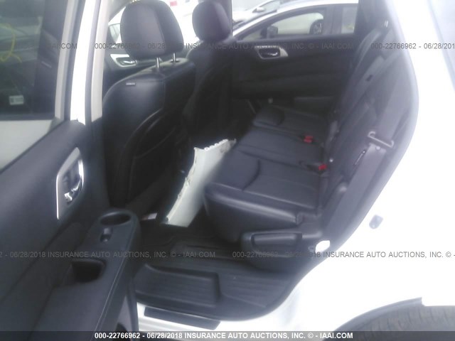 5N1DR2MN9JC609060 - 2018 NISSAN PATHFINDER S/SV/SL/PLATINUM 白色 照片 8