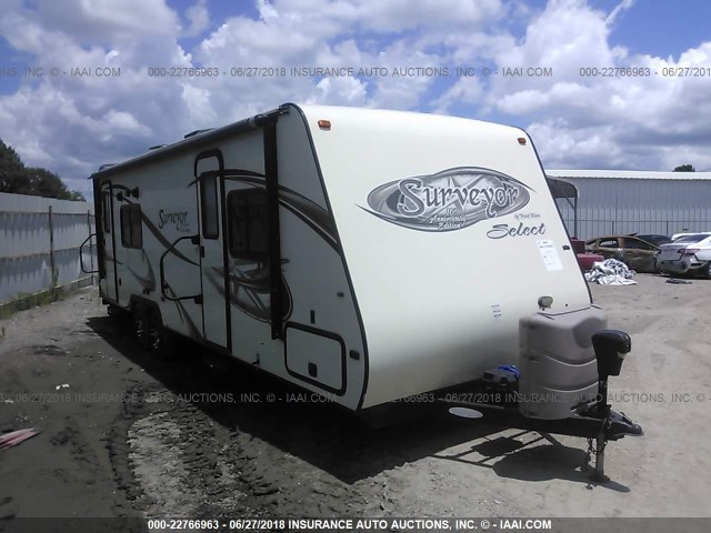 4X4TSVB25DL021086 - 2013 FOREST RIVER SURVEYOR  棕色 照片 1