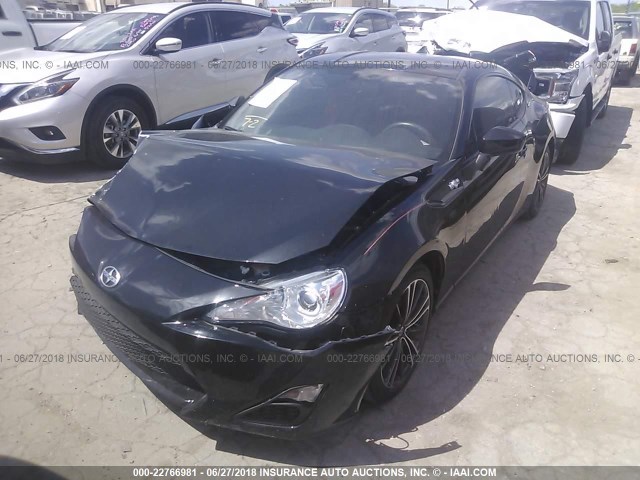 JF1ZNAA18G8700873 - 2016 TOYOTA SCION FR-S BLACK photo 2