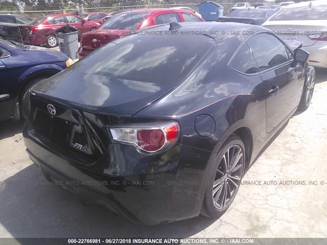 JF1ZNAA18G8700873 - 2016 TOYOTA SCION FR-S BLACK photo 4