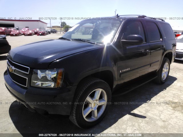 1GNSCCE04DR220244 - 2013 CHEVROLET TAHOE C1500 LTZ BLACK photo 2