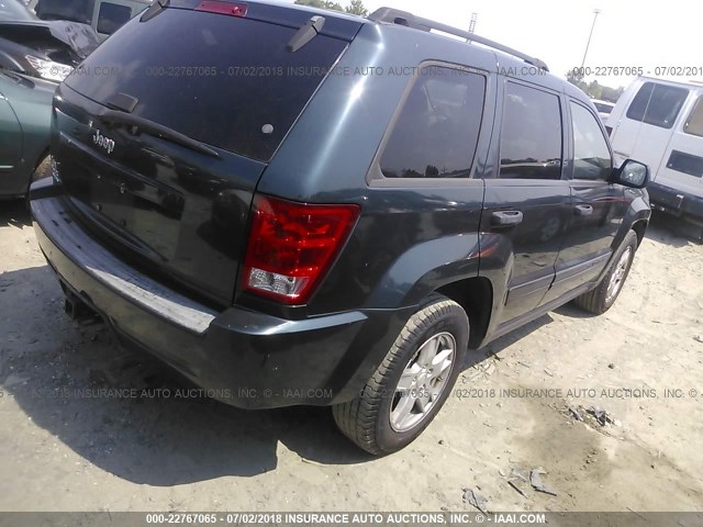 1J4HR48N96C140517 - 2006 JEEP GRAND CHEROKEE LAREDO/COLUMBIA/FREEDOM 绿色 照片 4