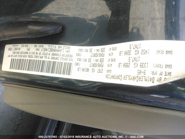 1J4HR48N96C140517 - 2006 JEEP GRAND CHEROKEE LAREDO/COLUMBIA/FREEDOM 绿色 照片 9