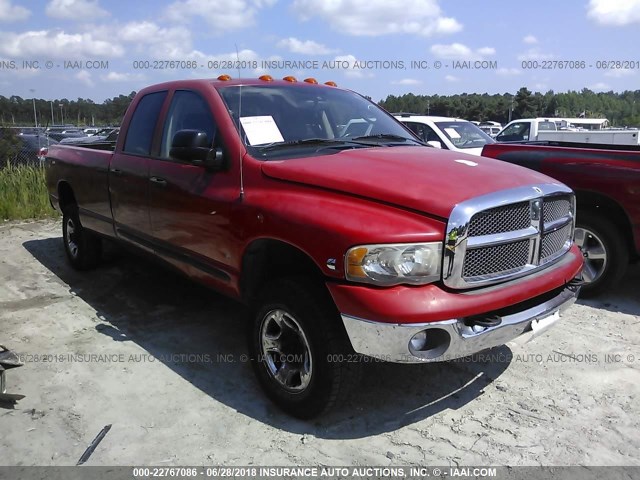 3D7KU28CX4G203623 - 2004 DODGE RAM 2500 ST/SLT 红色 照片 1