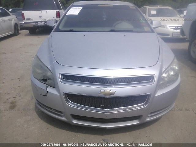1G1ZC5E07AF295612 - 2010 CHEVROLET MALIBU 1LT ვერცხლისფერი ფოტო 6