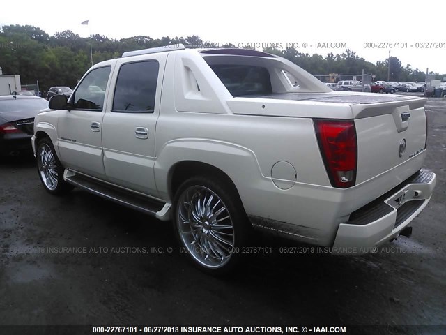 3GYEK62N74G261780 - 2004 CADILLAC ESCALADE EXT CREAM photo 3