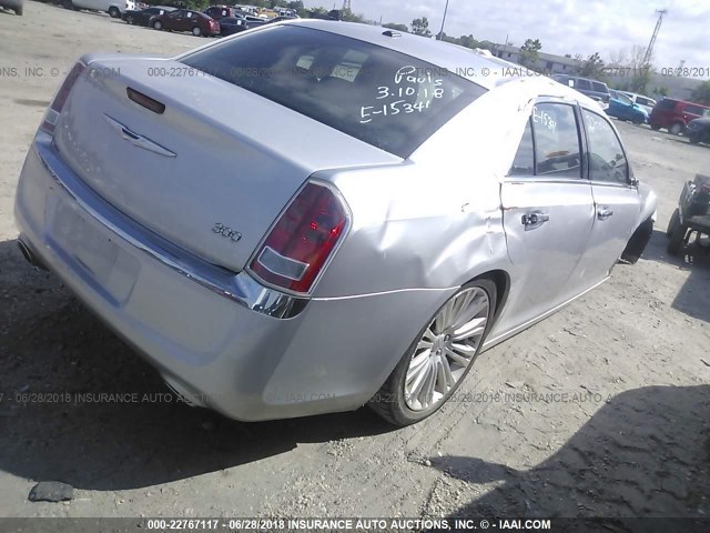 2C3CCACG0CH274855 - 2012 CHRYSLER 300 LIMITED SILVER photo 4