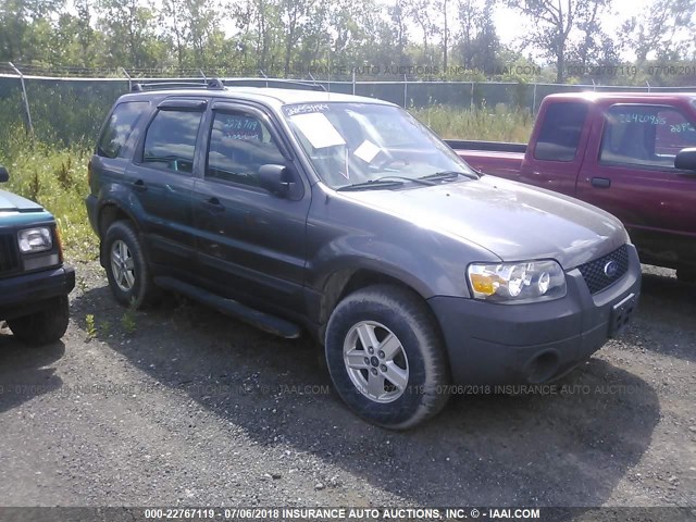 1FMYU92Z05KD53854 - 2005 FORD ESCAPE XLS GRAY photo 1