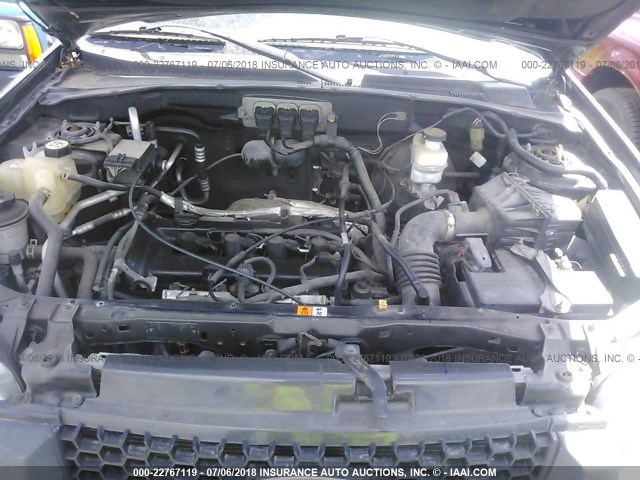 1FMYU92Z05KD53854 - 2005 FORD ESCAPE XLS GRAY photo 10