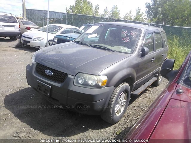 1FMYU92Z05KD53854 - 2005 FORD ESCAPE XLS GRAY photo 2