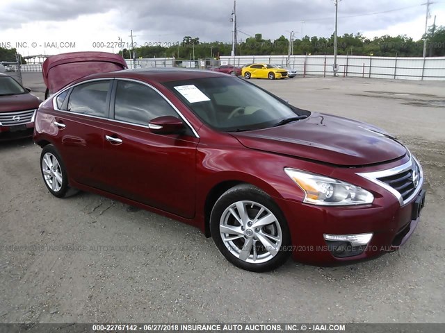 1N4BL3AP0EC194442 - 2014 NISSAN ALTIMA 3.5S/3.5SV/3.5SL BURGUNDY photo 1