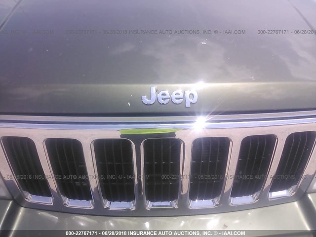 1J8HG48K48C187628 - 2008 JEEP COMMANDER SPORT მწვანე ფოტო 6