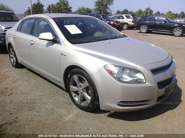 1G1ZF57529F219033 - 2009 CHEVROLET MALIBU HYBRID BEIGE photo 1