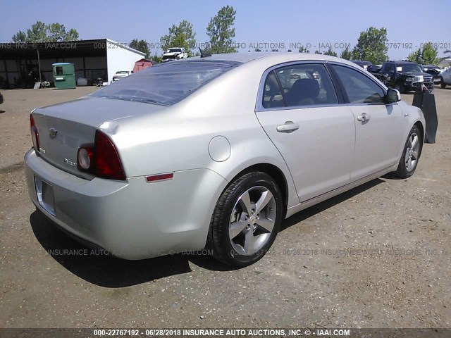 1G1ZF57529F219033 - 2009 CHEVROLET MALIBU HYBRID BEIGE photo 4