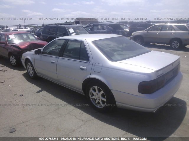 1G6KY54921U182417 - 2001 CADILLAC SEVILLE STS SILVER photo 3