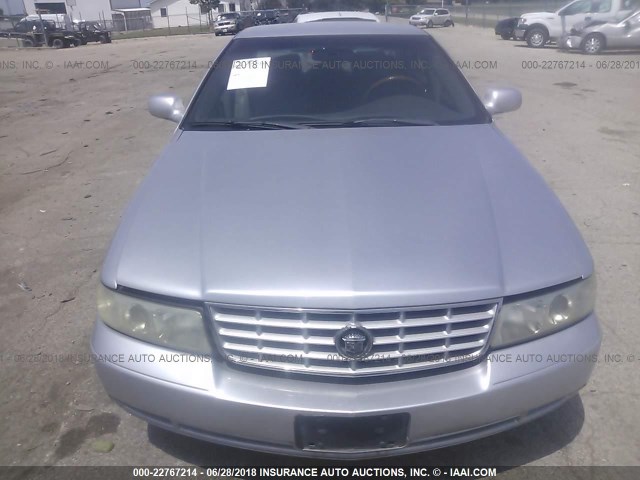 1G6KY54921U182417 - 2001 CADILLAC SEVILLE STS SILVER photo 6