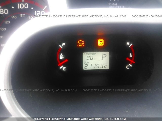 2T1KU4EE7AC273260 - 2010 TOYOTA COROLLA MATRIX  BLACK photo 7