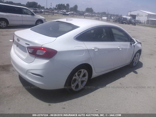 1G1BF5SM4H7142951 - 2017 CHEVROLET CRUZE PREMIER WHITE photo 4